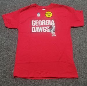 NEW Youth Large GA Bulldogs T-Shirt~UGA~NCAA~Georgia~Youth Small